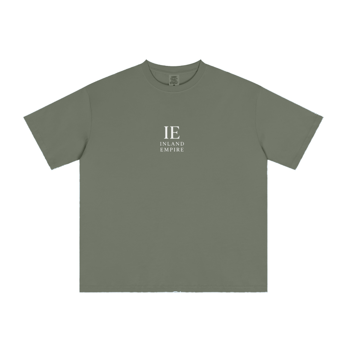 235GSM Men's cool-touch Crew Neck T-shirt Green