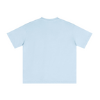 235GSM Men's cool-touch Crew Neck T-shirt Light blue