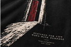 Open Door Graphic T-Shirt — Black — detail view