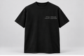 Open Door Graphic T-Shirt — Black — front view