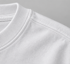 Proof of Identity Logo T-Shirt — White — collar detail view