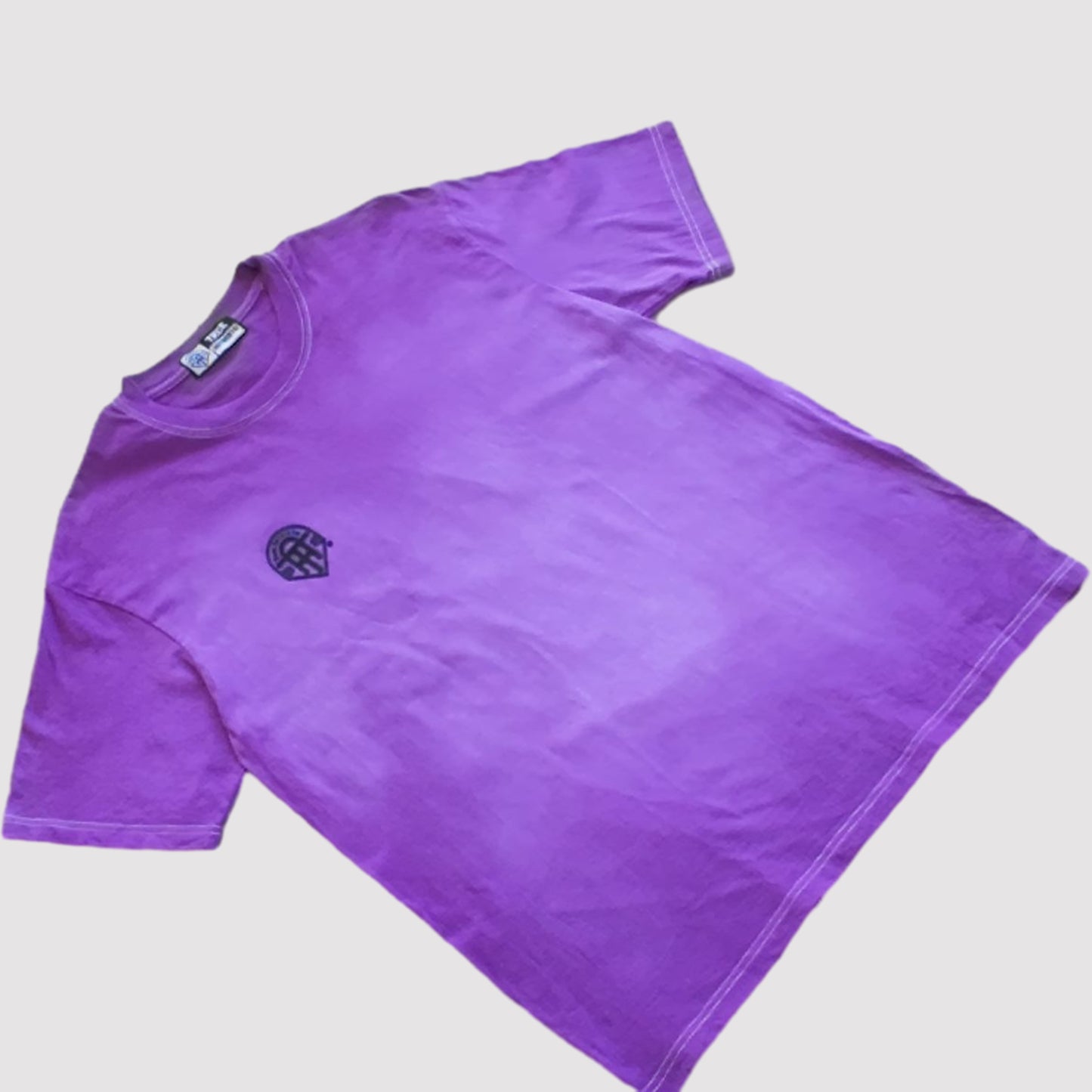 True Authentic Regular Wear Custom T-shirt Purple