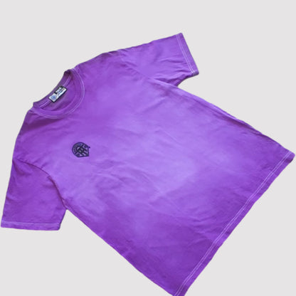 True Authentic Regular Wear Custom T-shirt Purple