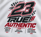 Racing 23 Graphic T-Shirt — White — detail view