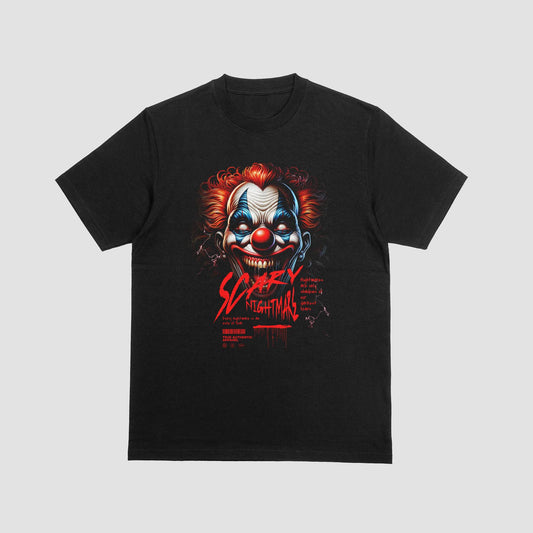 Scary Nightmare Clown Tee (Heavyweight 7.5 Ounces