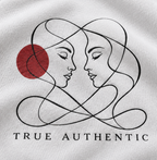 Sculpture Dual Profile T-Shirt — White — detail view