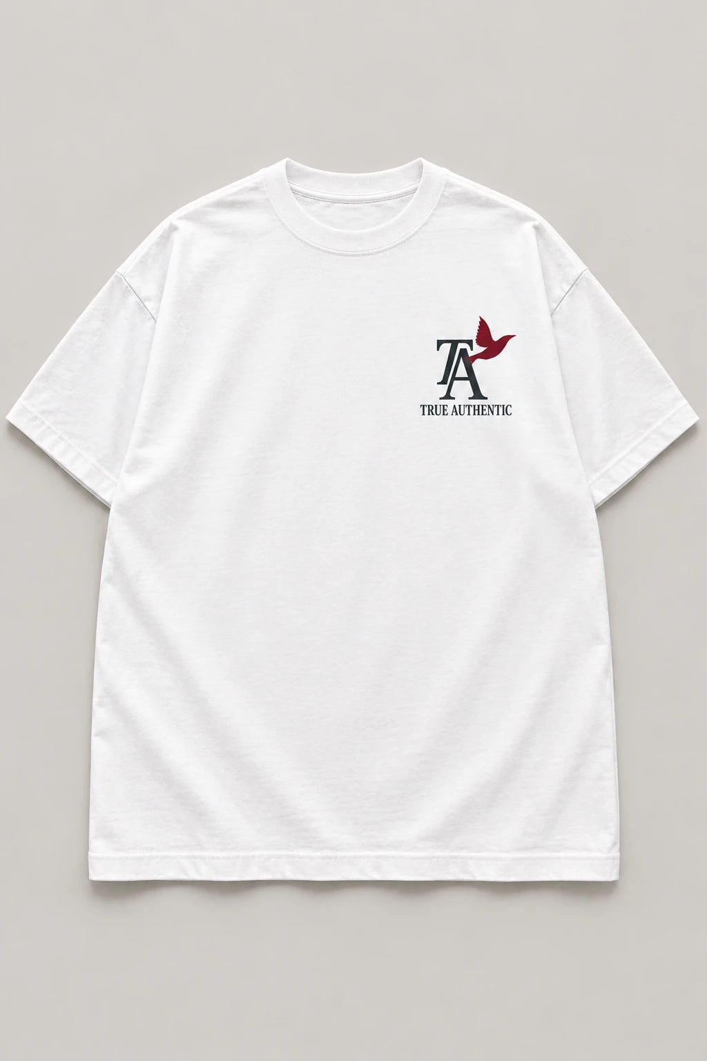 TRUE AUTHENTIC Character Logo white T-shirt — front