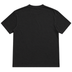 Back view of black True Authentic heavyweight cotton T-shirt