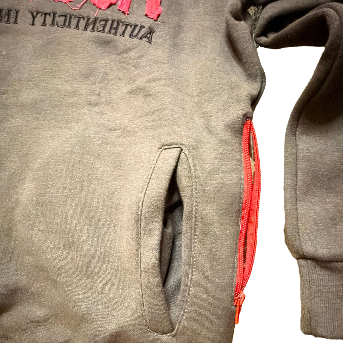 True Authentic Distressed Hoodie