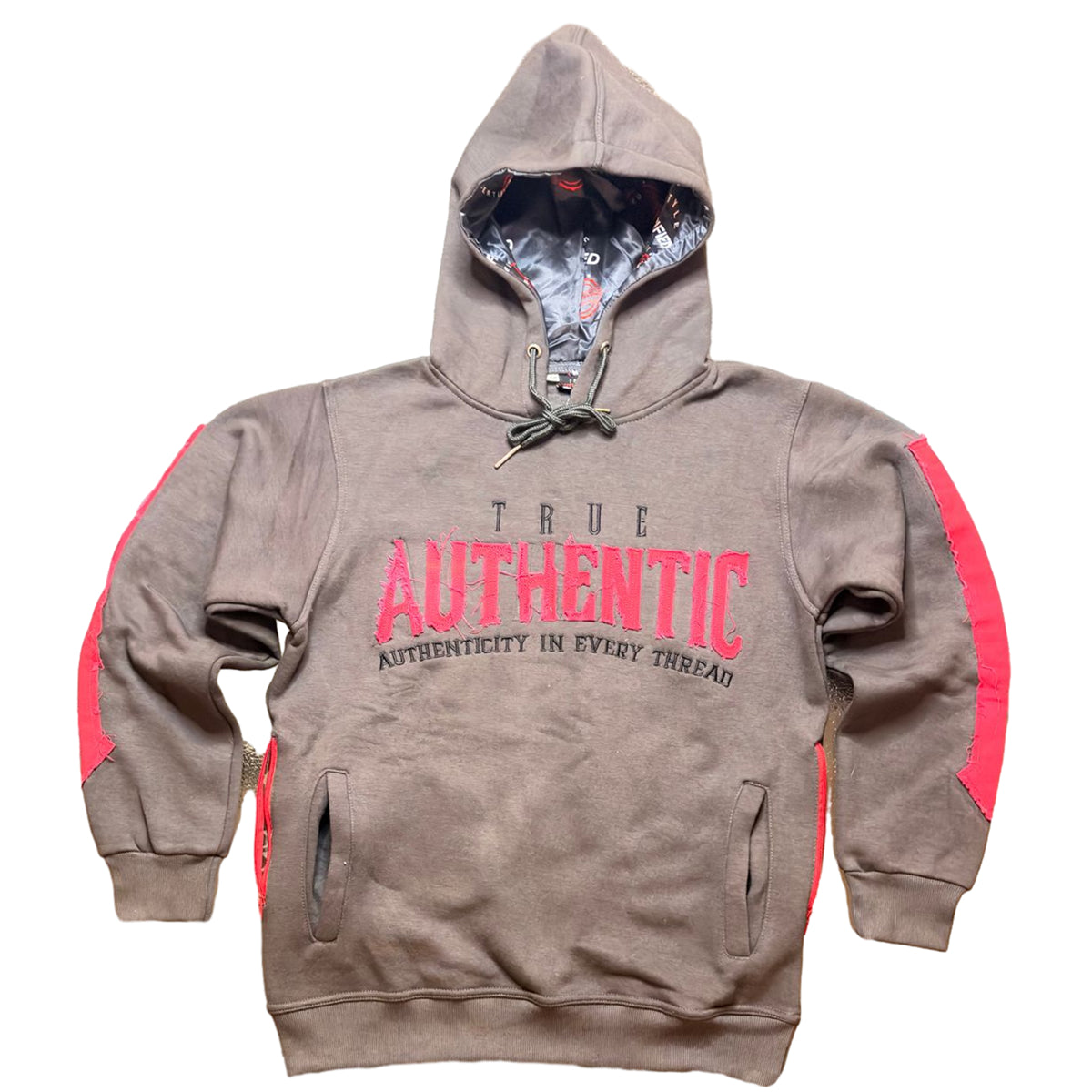True Authentic Distressed Hoodie