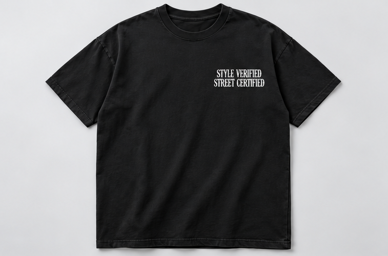 Truth Lives in the Details Graphic T-Shirt — Black — front view